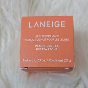 LANEIGE Lip Sleeping Mask - Peach Iced Tea Orange Box